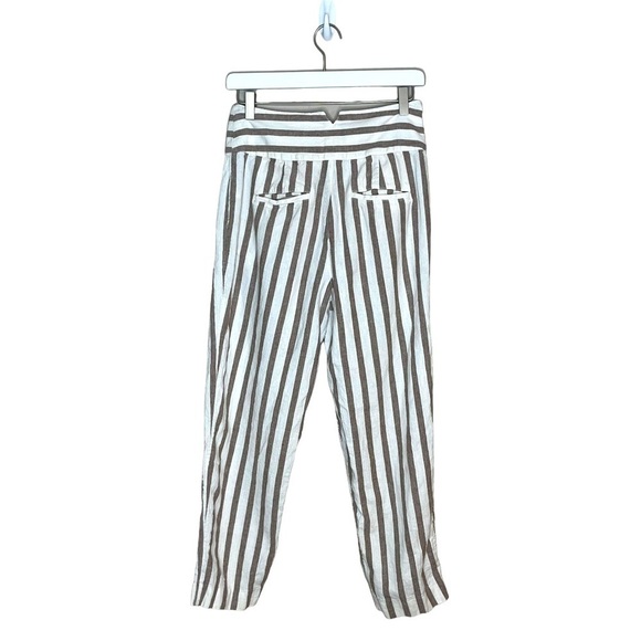 ANTHROPOLOGIE Oasis Striped Linen Pants - Picture 3 of 5